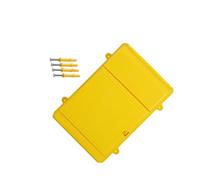 Zanthicia Boîte pour aux Lettres Murale - Accessoire léger et Robuste pour Le dépôt de Dons et de suggestions - Organisateur de boîte à suggestions, Jaune, 34.5 x 26 x 7 cm