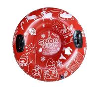 Zanthicia Bouée Gonflable de Noël avec poignée, résistante et sécuritaire pour Les activités Hivernales en Famille. Le siège Profond de la bouée Assure sécurité et équilibre Lors des Aventures