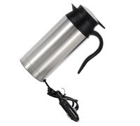 Zanthicia Bouilloire électrique universelle pour voiture, chauffage, indéformable, en acier inoxydable, tasse chauffante électrique, 12 V, 750 ml