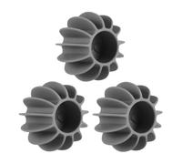 Zanthicia Boule à lessive de nettoyage efficace, adaptée à Pour tous les tissus, facile empêcher l'enchevêtrement des vêtements, boules de séchage laine lessive, gris, 3 pièces