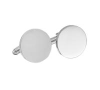 Zanthicia Boutons de manchette fantaisie élégants en acier inoxydable, style robuste, pour homme, parfaits pour un, un mariage anniversaire. Boutons de manchette fantaisie en, Argent, 20 mm