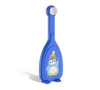 Zanthicia Brosse à dents en forme de U en Silicone portable embout buccal pour enfants brosses de dentition à 360 degrés nettoyage des fournitures antidérapantes, Bleu