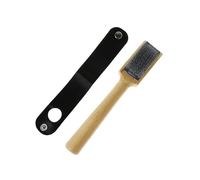 Zanthicia Brosse de nettoyage pour chaussures de danse et entretien des semelles en daim et bois. Brosse de nettoyage avec capuchon de pour chaussures de salon. Nettoyant pour
