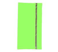 Zanthicia Cache-cou unisexe foulard cagoule Bandana couleur unie bande réfléchissante moto fournitures écharpes couvre-, vert fluorescent
