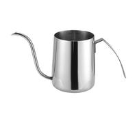 Zanthicia Cafetière à filtre en acier inoxydable avec bec verseur en col de cygne pour un versement contrôlé et une expérience café optimale, argent, 350 ml