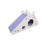 Zanthicia Cage de Maison pour Hamster pour Animaux de Compagnie - Facile à Entretenir, Mignon et ludique, Aire Jeux pour Hamster, Accessoires pour en PVC, Accessoires pour Cage, Un Violet