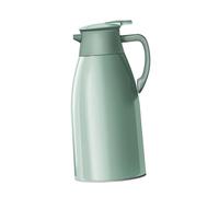 Zanthicia Carafe isotherme à café avec isolation intelligente : conserve la température, facile à nettoyer et réutiliser. Distributeur de boissons réutilisable en acier inoxydable, Vert, 1.9 L