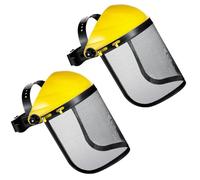 Zanthicia Casque forestier pour débroussailleuse, Lot de Deux pièces | optimale du visage, idéal pour le partage entre amis et en famille. Casque de débroussailleuse conforme Pour aux normes de
