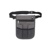 Zanthicia Ceinture d'organisation médicale réglable pour un transport pratique, pochette en tissu élégante pour ciseaux médicaux, sac de rangement pour infirmières, gris