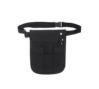 Zanthicia Ceinture d'organisation médicale réglable pour un transport pratique, pochette en tissu élégante pour ciseaux médicaux, sac de rangement pour infirmières, noir