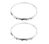 Zanthicia Cercle de caisse claire de 14 pouces avec 8/10 tirants. Ce cercle en fer offre une performance robuste et durable Pour aux musiciens. Le en fer durable confère un look et un son classiques