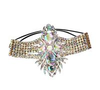 Zanthicia Chaîne de jambe légère et décorative, cadeau de costume, chaîne corps, cuisse mariage, couleur argent, Couleur Or, 17 x 10.9 cm