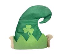 Zanthicia Chapeau confortable et léger pour la Saint-Patrick, accessoire de déguisement idéal pour les photos et les fêtes. Ce charmant chapeau à motif trèfle est parfait