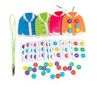 Zanthicia Chaussures sensorielles à Lacer pour Enfants, favorisant la Coordination œil-Main et la Patience. Jouet éducatif pour bébés, Apprentissage précoce des compétences de Base comme Couture.