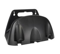 Zanthicia Cintre de tuyau mural de jardin avec 3 trous suspension, tuyaux compresseur d'air, support tuyau voiture, Irrigation jardin, noir