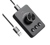 Zanthicia Contrôleur de Volume USB Plug and Play se connecte Facilement pour aux appareils dotés d'un Bouton de réglage du Volume. Idéal pour Les Joueurs et Les mélomanes. Bouton contrôle des