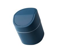 Zanthicia Corbeille Anti-odeurs - Dites Adieu pour aux odeurs désagréables dans la pièce Poubelle en ABS Poubelle de Bureau Lisse, Bleu Coquille