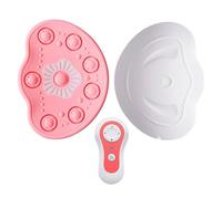 Zanthicia Coussin de massage du sein à 3 intensités Vibration Amélioration de la poitrine Masseur Circulation sanguine Rehausseur silicone USB