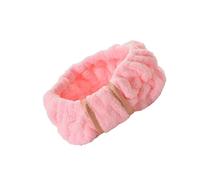 Zanthicia Cravates pour cheveux Bowknot Bandeau anti-transpiration Nettoyant pour le visage Coral Fleece Sporting Headbands Home Supplies Styling Accessoires Bathing, Rose clair