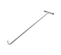 Zanthicia Crochet de levage robuste et fiable pour regards d'égout, conçu pour une manipulation sûre des plaques d'égout dès l'arrivée. Permet de soulever rapidement et en, Argent, 68 cm Émoussé