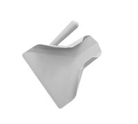 Zanthicia Cuillère à popcorn en forme de U, pelle à frites résistante, outil de remplissage, poignée antidérapante, ustensile cuisine multifonctionnel, Poignée unique, 20.5 x 23.2 cm