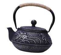 Zanthicia Découvrez la simplicité d'entretien de la théière en fonte Whistling Kettle, conçue pour être rincée uniquement, pour une utilisation durable. Bouilloire à eau chaude 900 ml et accessoires