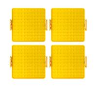 Zanthicia Développer la capacité de Jugement des Enfants avec des Outils éducatifs de Perception tridimensionnelle, Clous intégrés, éducation précoce, Jaune