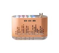 Zanthicia Diffuseur d'huiles essentielles avec fonction anti-brûlure sèche et cycle de 7 couleurs pour une ambiance personnalisée Diffuseur méduse ABS, orange