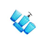 Zanthicia Distributeur de savon tendance, ensemble d'accessoires de salle bain, coiffeuse offrant des fonctionnalités uniques pour une hygiène quotidienne sans effort, porte-brosse à dents portable,