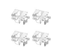 Zanthicia Ensemble de 4 Pinces de Fixation pour Tubes d'aquarium en Acrylique, idéal pour répondre à pour Tous Vos Besoins. Accessoires pour Aquarium.