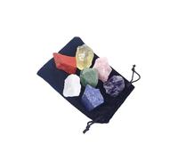 Zanthicia Ensemble de 7 Pierres de Cristal Naturel pour l'équilibrage, la méditation et la Collection Cristaux. Idéal pour Les débutants. Pochette Cadeau pour collectionneurs Pierres.