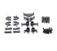 Zanthicia Ensemble de tasse de direction d'amortisseur arrière en métal bras oscillant 1:28 remplacement d'assemblage pièces rechange voiture pour Wltoys K999 P939, Tapez 4