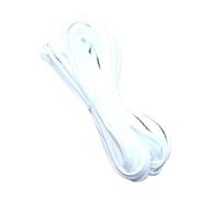 Zanthicia Faux daim cordon cuir chaîne bijoux fabrication artisanat fil multicolore réparation à la main Gadgets collier, Blanc