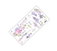 Zanthicia Fleur autocollant mural insectes décalcomanie maison bureau Art artisanat peinture papier peint autocollants fond affiche pour toile de fond TV