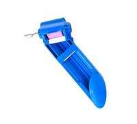 Zanthicia Foret hélicoïdal alimenté Angle de meule Mini affûteuse outil de poche affûtage pièce d'outil meuleuse à économie travail, Bleu