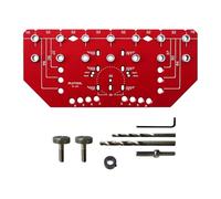 Zanthicia Gabarit de charnière et de tiroir fiable et multifonctionnel garantissant un perçage précis pour les supports d'étagère et une organisation optimale des placards. Charnière pour support