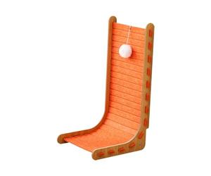 Zanthicia Griffoir pour Chat, Tapis de Couchage élégant et résistant à l'usure, Accessoire Indispensable pour protéger Vos Meubles et éviter qu'ils ne Les, Orange, 30 x 33 x 60 cm