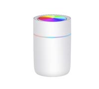 Zanthicia Humidificateur d'air diffuseur d'huile Mini purificateur multicolore sans bruit couleur unie voiture arôme pulvérisateur plus frais simplement utilisé, Blanc