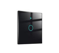 Zanthicia Interrupteurs d'éclairage intelligents compatibles avec Bluetooth Tuya Module de minuterie de chambre à télécommande d'application universelle accessoire intelligent, Le noir