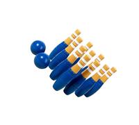 Zanthicia Jeu de Bowling éducatif, Cadeau d'anniversaire, Jeu de Boules Bowling pour Enfants, Ensemble quilles en Bois, éveil des Tout-Petits