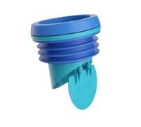 Zanthicia Joints d'étanchéité pour brides de toilettes, joints épais, anti-odeurs, fixation universelle, élimination des mauvaises odeurs, étanchéité épaisse pour, bleu, 12.5 x 12.5 x 8 cm