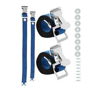 Zanthicia Kit de remplacement de sangles pour pieds d'échasses de plaquiste - Sangles en nylon robustes et réglables - Confortables et faciles à utiliser -