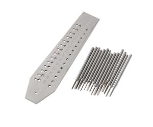 Zanthicia Kit d'horloger Comprenant Un Mini Jeu de tarauds et filières, Un Ensemble Polyvalent de 14 tarauds et filières pour la réparation Bijoux et la Fabrication Montres.