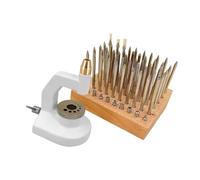 Zanthicia Kit d'outils de réparation de Montres Comprenant Un Outil de Bijouterie d'horloger avec poignée Ergonomique et des poinçons Essentiels.