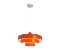 Zanthicia Lampe élégante de style mid-century offrant une,orange | les plafonds inclinés dans n'importe quel espace, en tant que suspension de plusieurs pouces.