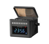 Zanthicia Lecteur CD avec Connexion Bluetooth, Double Haut-Parleur, Son Hi-FI, Transmission bidirectionnelle, Mode clé USB, autonomie pour Ultra Longue de 11 h, Noir, Pas de Fonction Bande