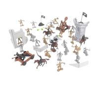 Zanthicia Les Enfants adorent Les Figurines de Chevaliers ! Maquette de château et Bataille : Un Riche contexte Historique Militaire Qui éveille la curiosité par Le Jeu. Un décor Guerre Historique