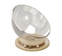 Zanthicia Lits Fabuleux pour Chats, nid Douillet et Confortable pour Chats d'intérieur, hamac Universel Artistique pour Chatons, décoration intérieure, Clair, Bois Massif L