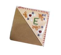 Zanthicia Marque-page d’angle brodé à la main personnalisé - Cadeau significatif pour les amateurs de livres Jolis séparateurs de pages Polyvalence, Printemps E