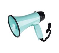 Zanthicia Mégaphone Portable Rechargeable de 25 Watts avec Fonction Alarme, Microphone et Batterie réglable, idéal pour Les activités de Plein air (Enfants et Adultes), Vert Clair, 22 x 14 x 14 cm